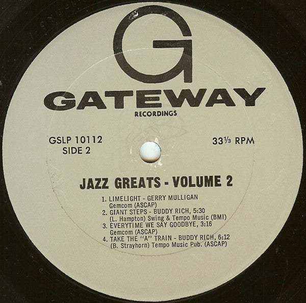 Various - Jazz Greats Volume 2 - LP