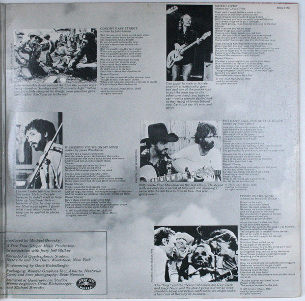 Jerry Jeff* - Ridin' High - LP