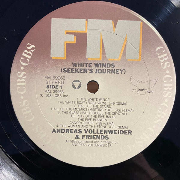 Andreas Vollenweider - White Winds - LP