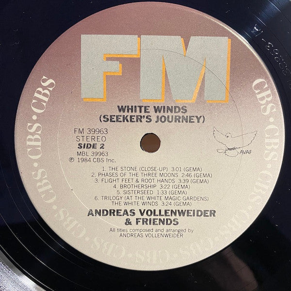 Andreas Vollenweider - White Winds - LP