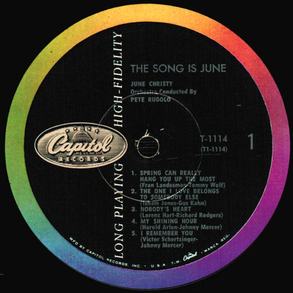 June Christy - The Song Is June! - LP