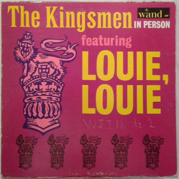 The Kingsmen - The Kingsmen In Person Featuring Louie, Louie - LP