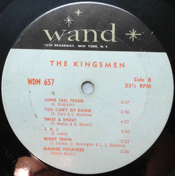 The Kingsmen - The Kingsmen In Person Featuring Louie, Louie - LP