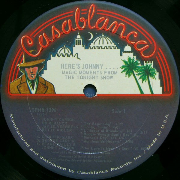 Johnny Carson - Here's Johnny.... Magic Moments From The Tonight Show - LP