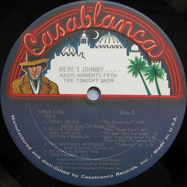 Johnny Carson - Here's Johnny.... Magic Moments From The Tonight Show - LP