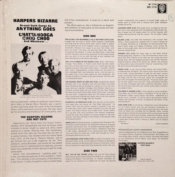 Harpers Bizarre - Anything Goes - LP
