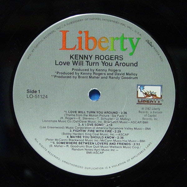 Kenny Rogers - Love Will Turn You Around - LP