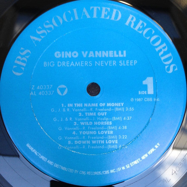 Gino Vannelli - Big Dreamers Never Sleep - LP