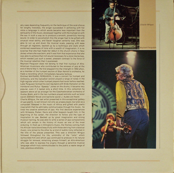 Sarah Vaughan, Maynard Ferguson, Charlie Mingus*, Dizzy Gillespie - Europa Jazz - LP