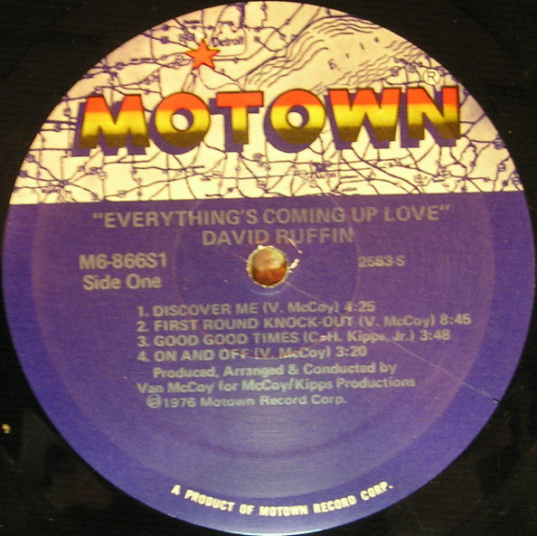 David Ruffin - Everything's Coming Up Love - LP