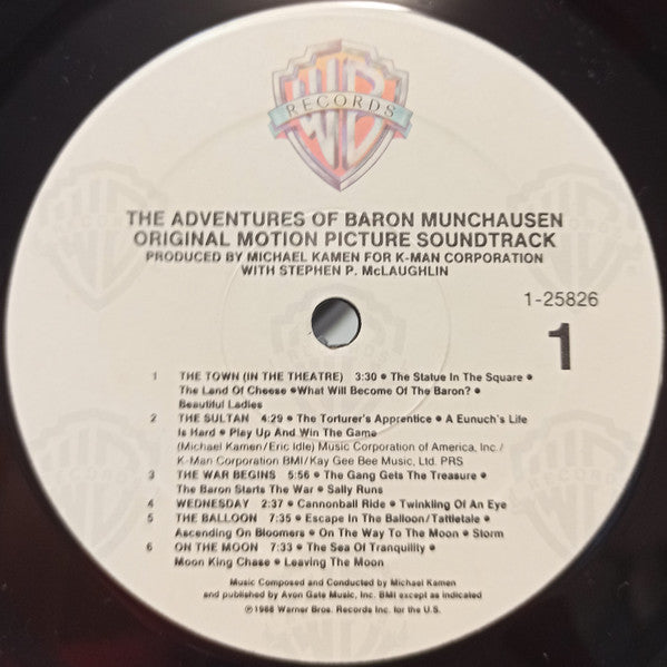 Michael Kamen - The Adventures Of Baron Munchausen (Original Motion Picture Soundtrack) - LP