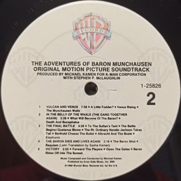 Michael Kamen - The Adventures Of Baron Munchausen (Original Motion Picture Soundtrack) - LP