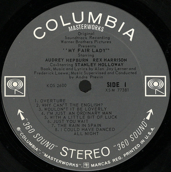 Audrey Hepburn, Rex Harrison - My Fair Lady Soundtrack - LP