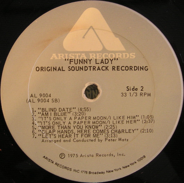 Barbra Streisand, James Caan - Funny Lady (Original Soundtrack Recording) - LP