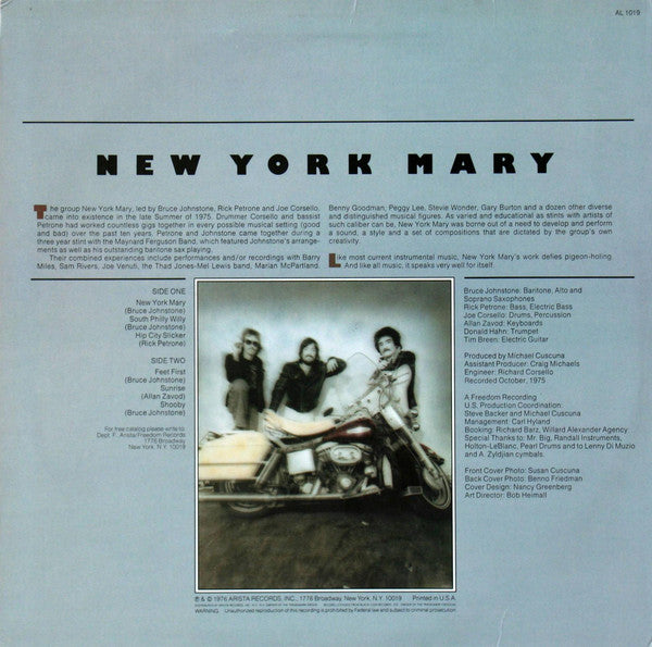 New York Mary - New York Mary - LP