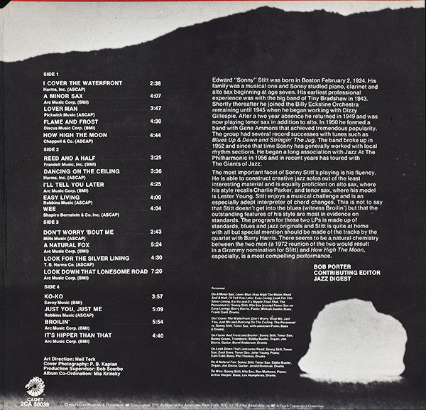 Sonny Stitt - I Cover The Waterfront - LP