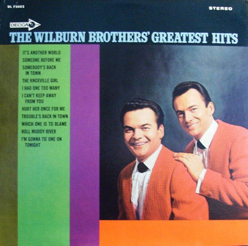 The Wilburn Brothers - The Wilburn Brothers' Greatest Hits - LP