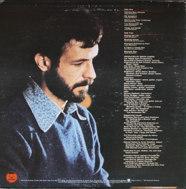Jesse Winchester - Nothing But A Breeze - LP
