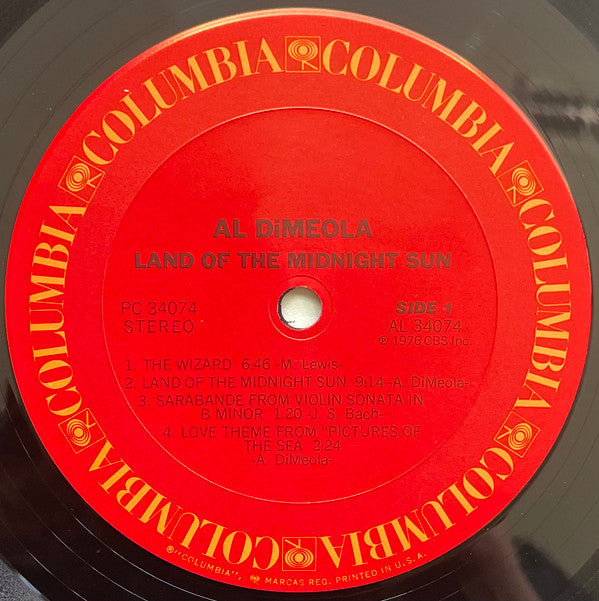 Al Di Meola - Land Of The Midnight Sun - LP