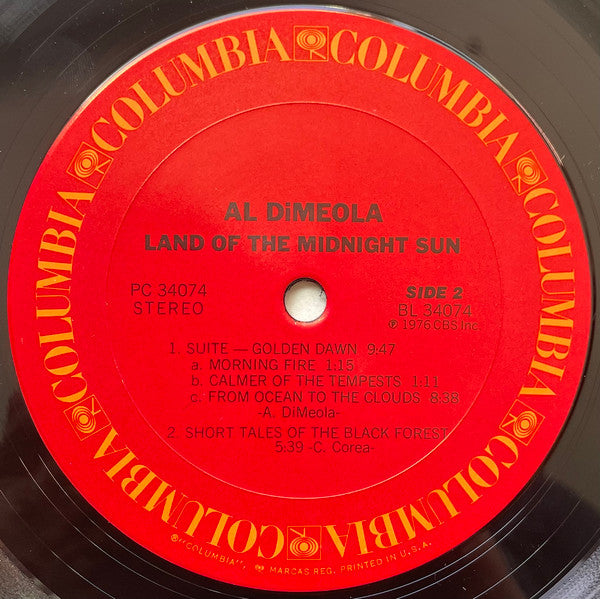 Al Di Meola - Land Of The Midnight Sun - LP