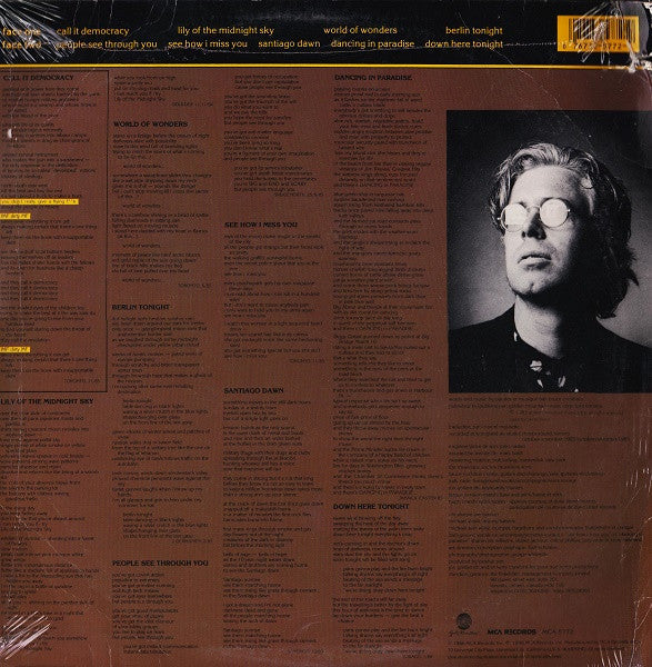 Bruce Cockburn - World Of Wonders - LP
