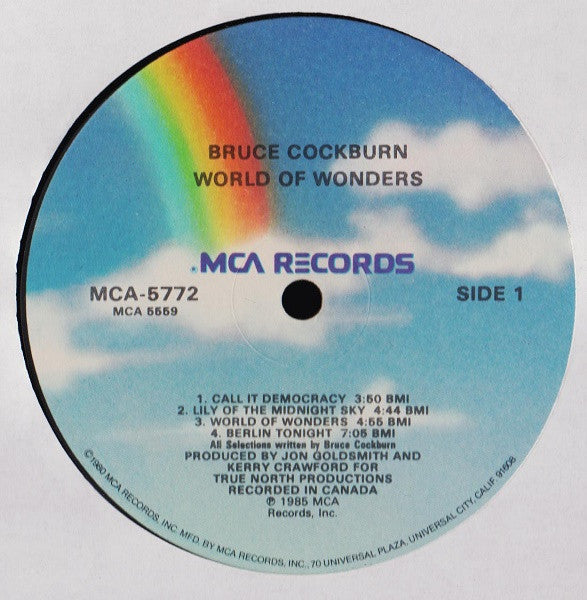 Bruce Cockburn - World Of Wonders - LP
