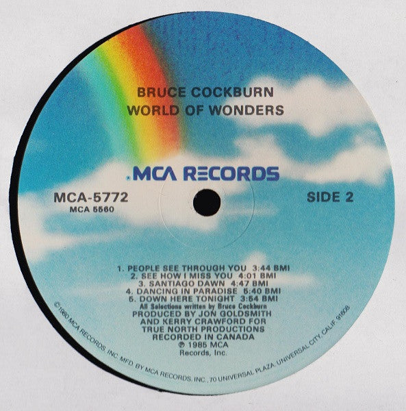 Bruce Cockburn - World Of Wonders - LP
