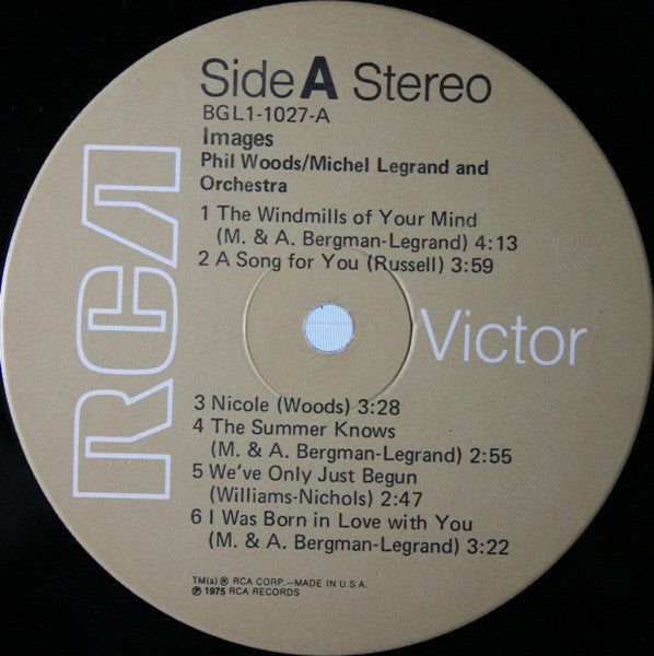 Phil Woods / Michel Legrand And Orchestra* - Images - LP