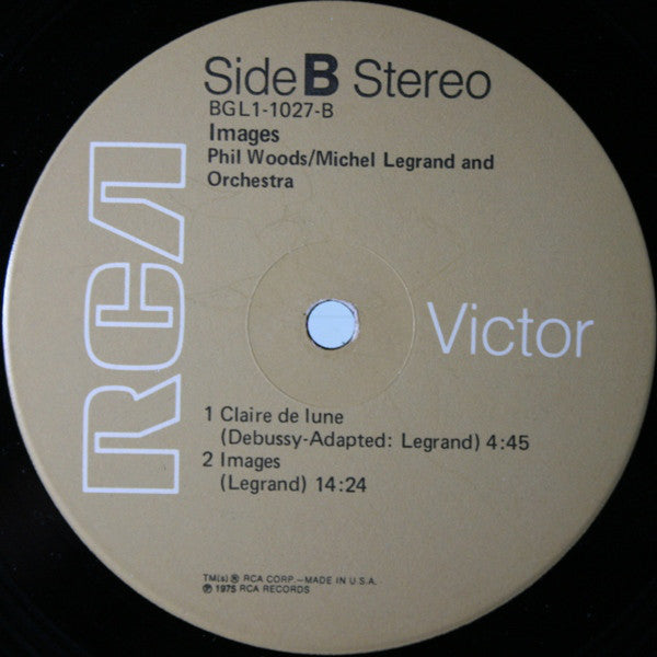 Phil Woods / Michel Legrand And Orchestra* - Images - LP