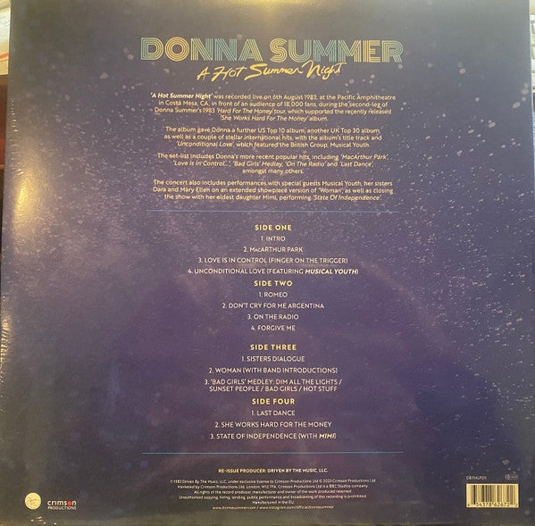 Donna Summer - A Hot Summer Night - LP