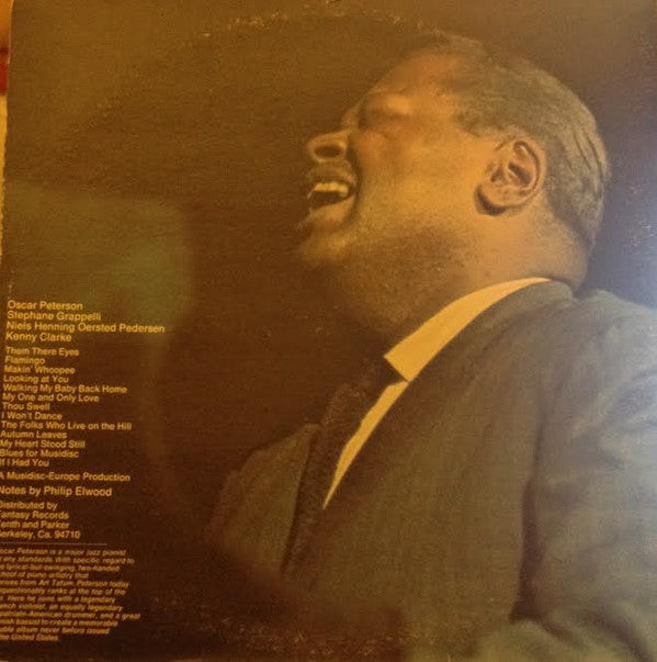 Oscar Peterson Featuring Stephane Grappelli* - Peterson/Grappelli - LP