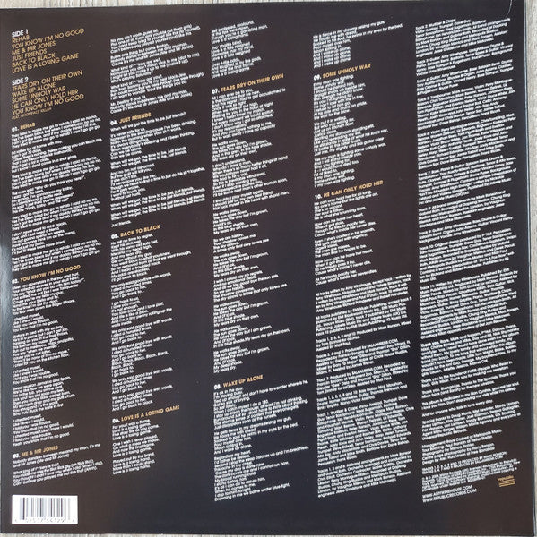 Amy Winehouse - Back To Black - LP