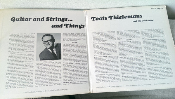 Toots Thielemans And His Orchestra - Guitar And Strings . . . And Things - LP