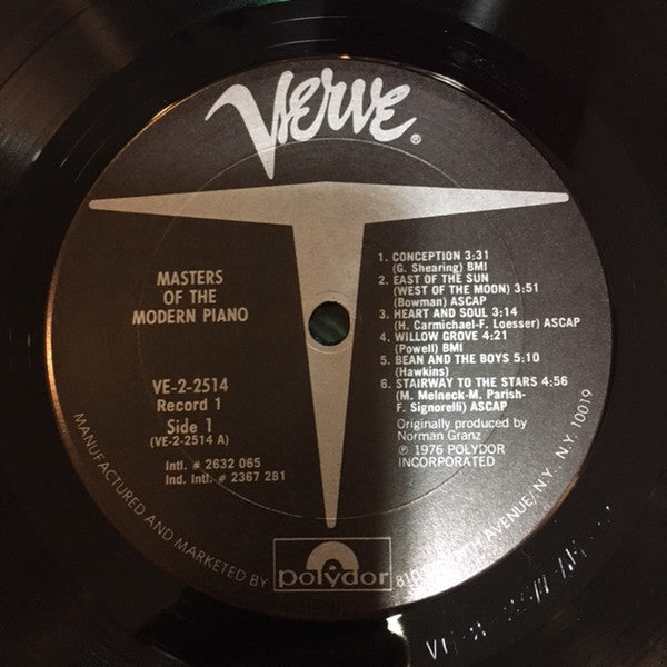 Various - Masters Of The Modern Piano 1955-1966 - LP