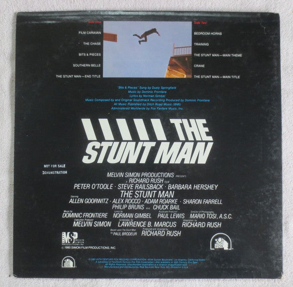 Dominic Frontiere - The Stunt Man (The Original Motion Picture Soundtrack) - LP