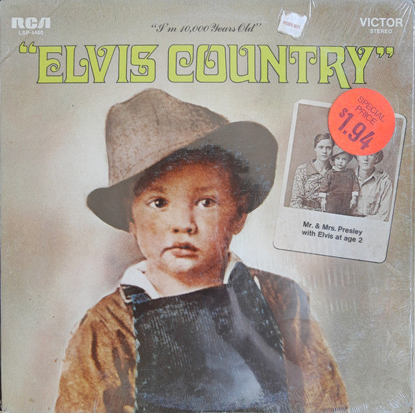 Elvis Presley - Elvis Country (I'm 10,000 Years Old) - LP