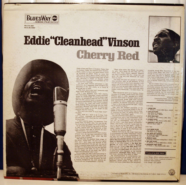 Eddie "Cleanhead" Vinson - Cherry Red - LP