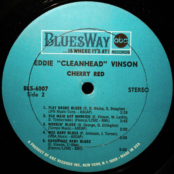 Eddie "Cleanhead" Vinson - Cherry Red - LP