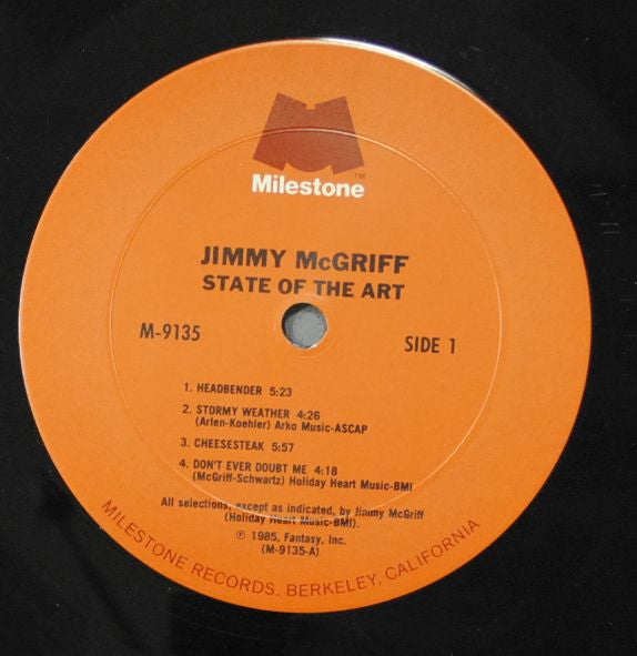 Jimmy McGriff - State Of The Art - LP