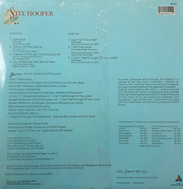 Stix Hooper* - Lay It On The Line - LP
