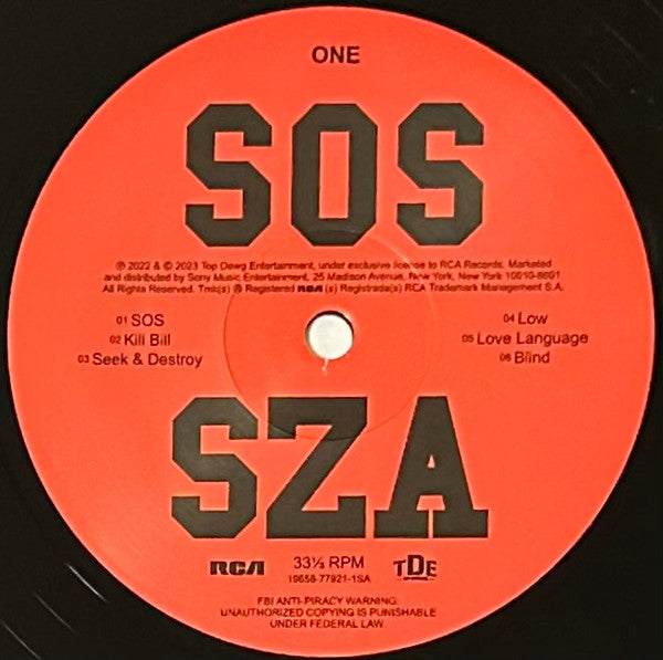 SZA  - SOS - LP