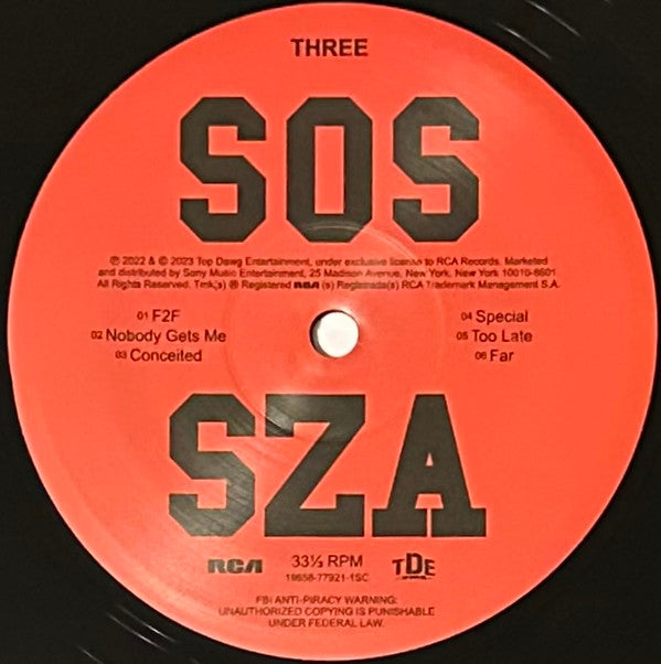 SZA  - SOS - LP