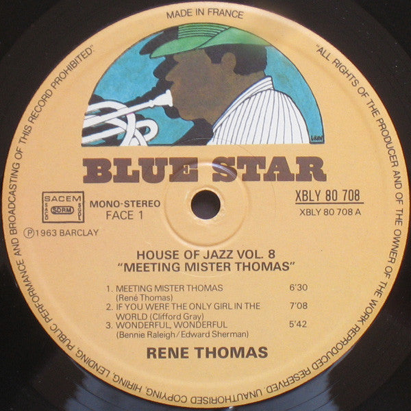 René Thomas - Meeting Mister Thomas - LP