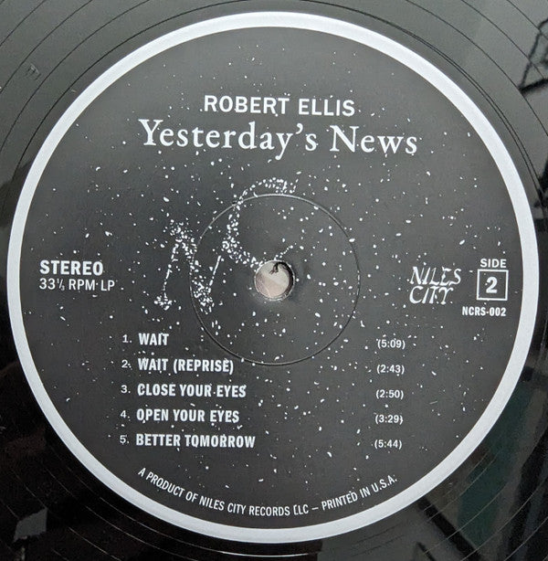 Robert Ellis (2) - Yesterday's News - LP