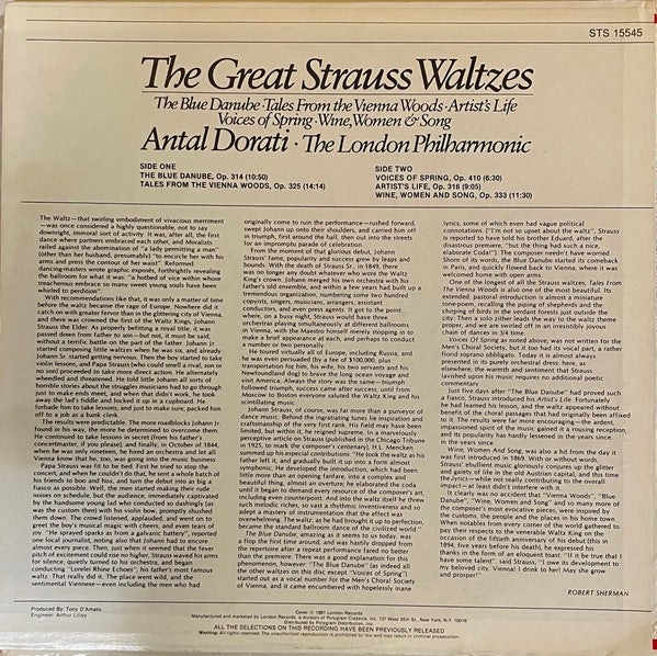 Antal Dorati - The Great Strauss Waltzes - LP