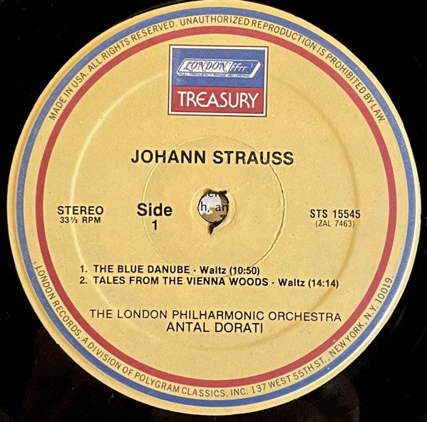 Antal Dorati - The Great Strauss Waltzes - LP