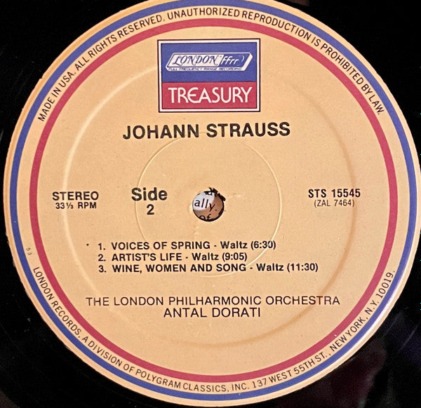 Antal Dorati - The Great Strauss Waltzes - LP