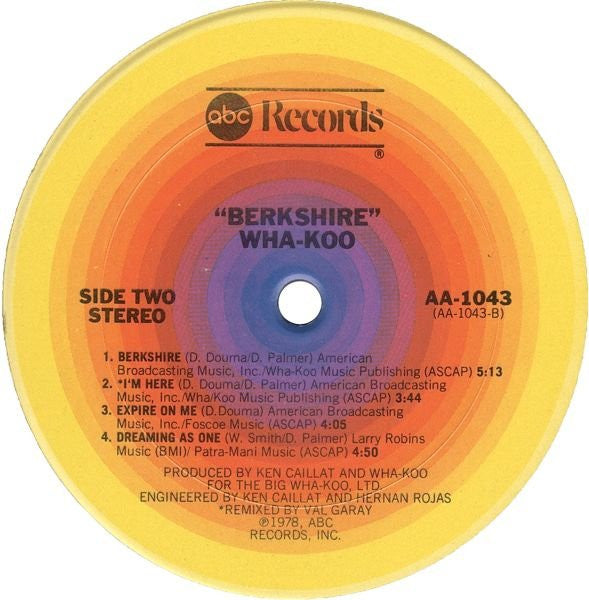 Wha-Koo - Berkshire - LP