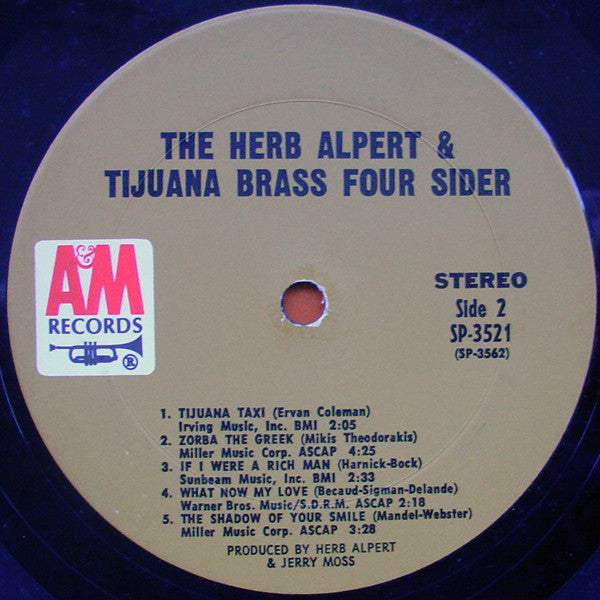 Herb Alpert And The Tijuana Brass* - Foursider - LP