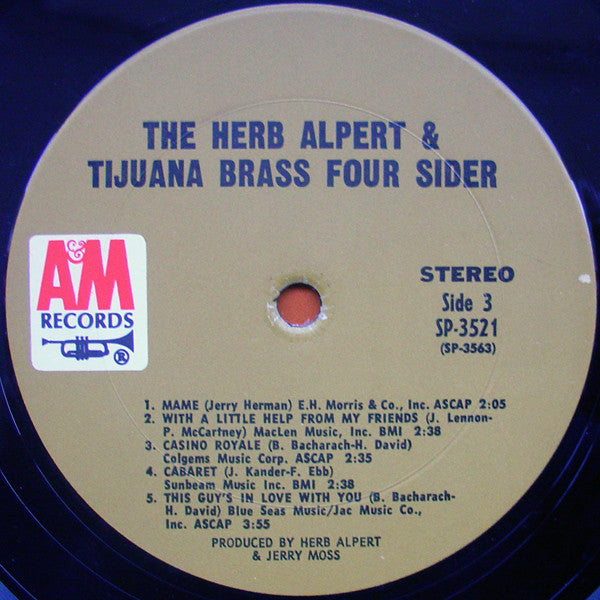 Herb Alpert And The Tijuana Brass* - Foursider - LP